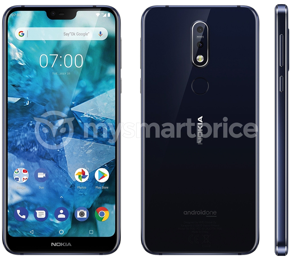 Ảnh render Nokia 7.1 Plus Ảnh render Nokia 7.1 Plus