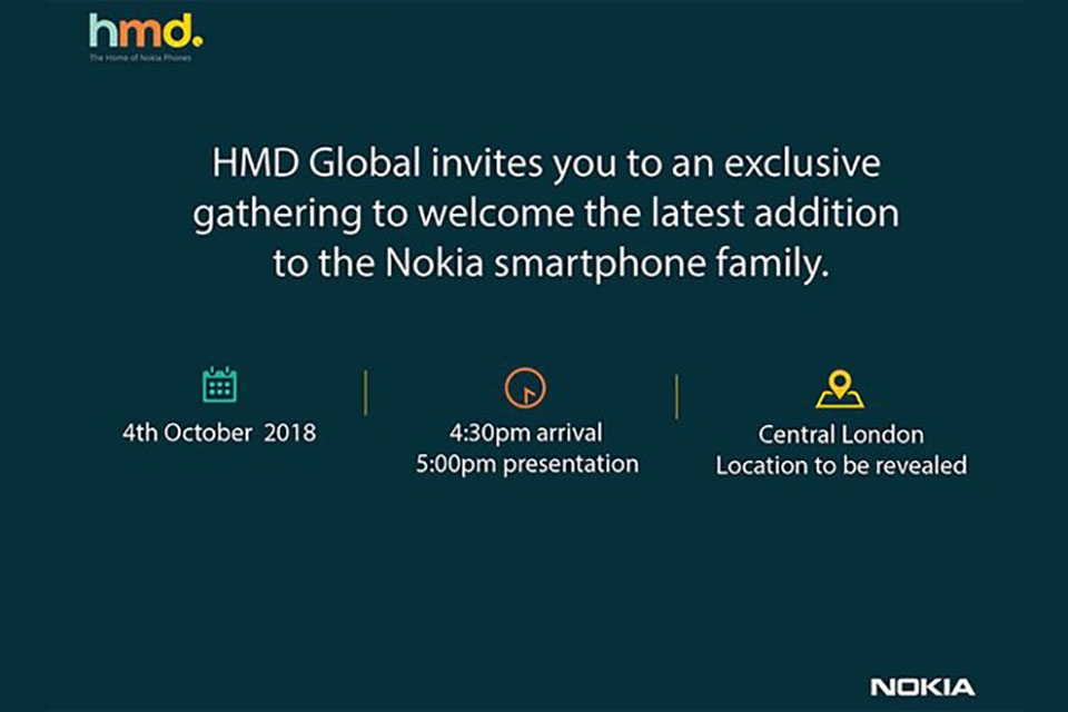 HMD gửi lời mời tham dự sự kiện ra mắt smartphone Nokia mới