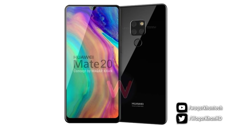 Cùng ngắm concept Huawei Mate 20 Pro tuyệt đẹp! (ảnh 1)