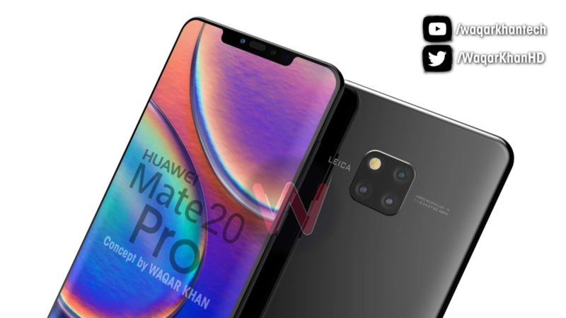 Cùng ngắm concept Huawei Mate 20 Pro tuyệt đẹp! (ảnh 2)
