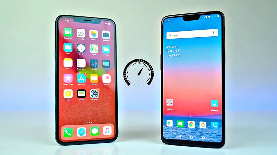 Đọ tốc độ iPhone XS Max và OnePlus 6 (ảnh 1)
