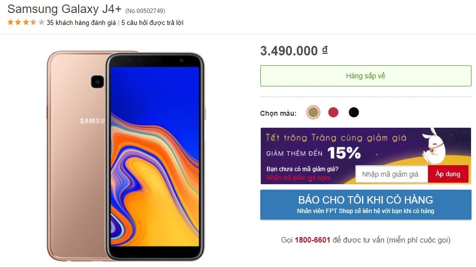 Galaxy J4+