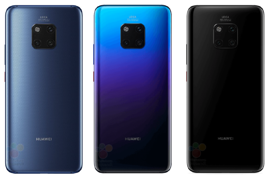 Ảnh render Huawei Mate 20 Pro (ảnh 2)
