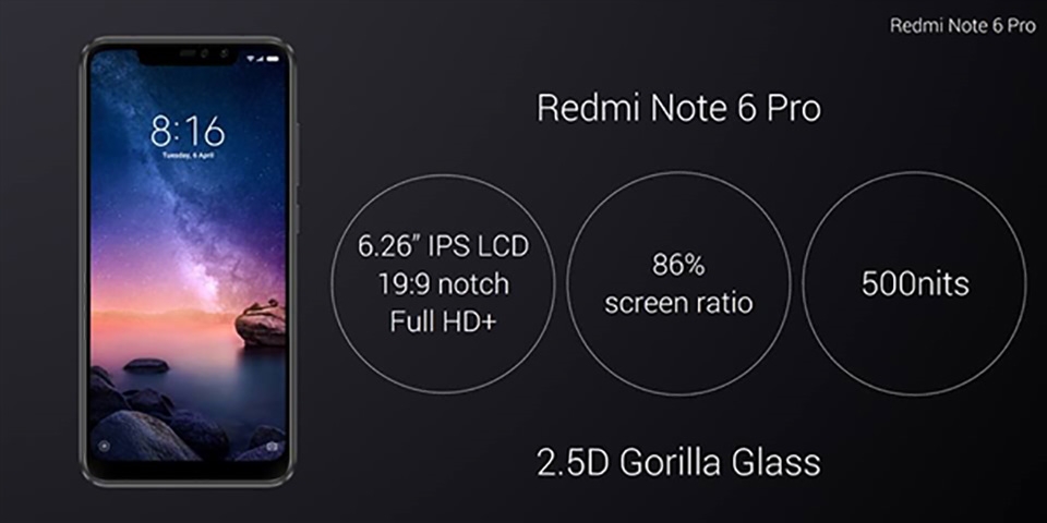 Xiaomi Redmi Note 6 Pro ra mắt (ảnh 2)