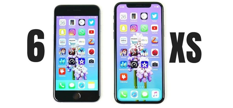 iPhone XS vs iPhone 6 iPhone XS vs iPhone 6