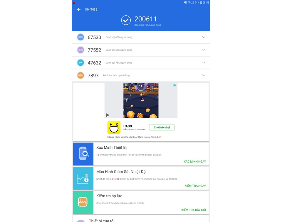 Đánh giá hiệu năng Galaxy Tab S4 03