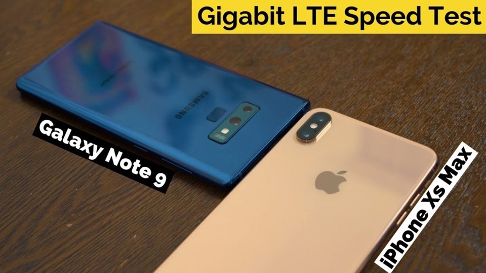 So sánh tốc độ LTE Galaxy Note 9 và iPhone XS Max (ảnh 1) So sánh tốc độ LTE Galaxy Note 9 và iPhone XS Max (ảnh 1)