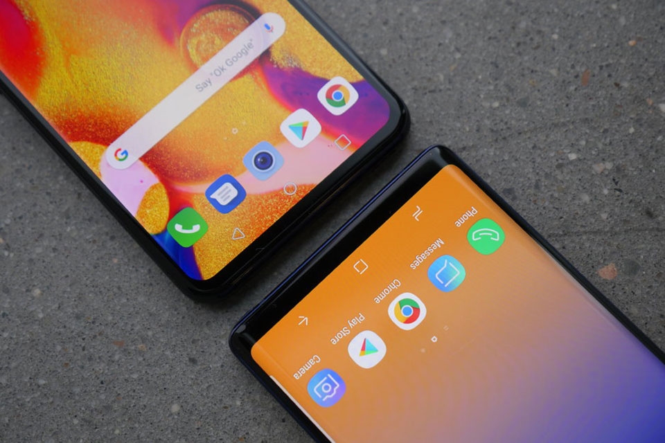 Samsung Galaxy Note 9 vs LG V40 ThinQ Samsung Galaxy Note 9 vs LG V40 ThinQ