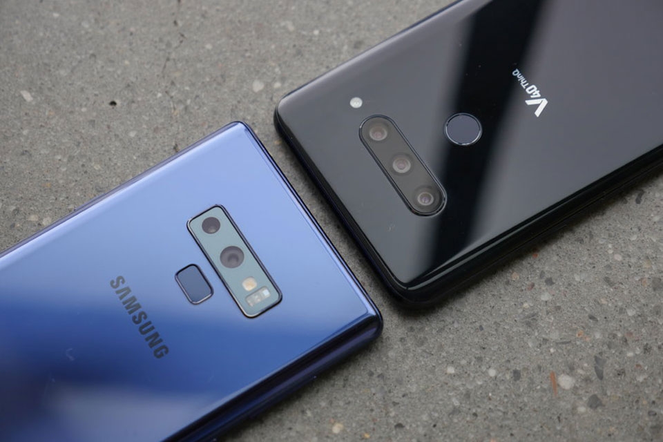 Samsung Galaxy Note 9 vs LG V40 ThinQ Samsung Galaxy Note 9 vs LG V40 ThinQ