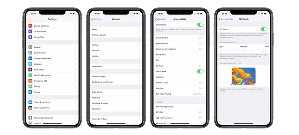 Cách tắt 3D Touch trên iPhone Cách tắt 3D Touch trên iPhone
