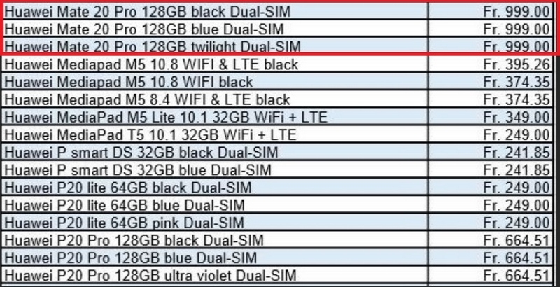Huawei Mate 20