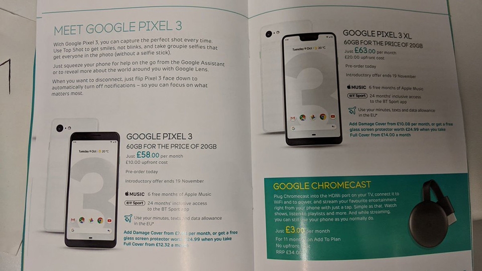 Tài liệu quảng cáo Google Pixel 3 và Pixel 3 XL (ảnh 3)