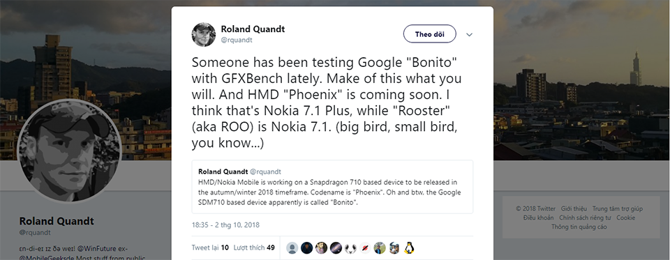 Google Pixel 3 Mini xuất hiện trên GFXBench