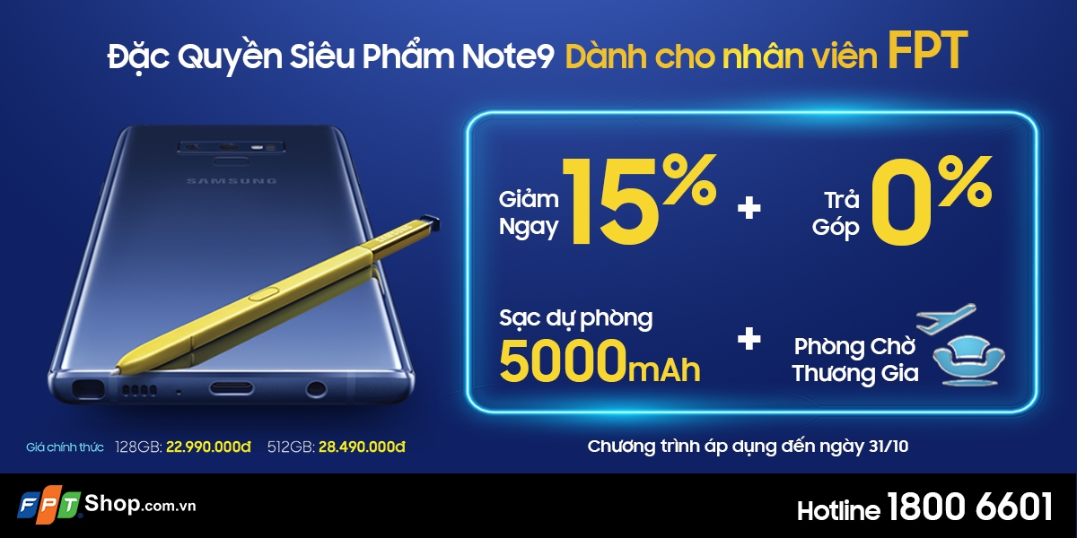 Note9 người FPT