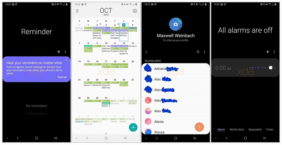 Giao diện người dùng của Galaxy Note 9 chạy Androdi Pie (ảnh 5) Giao diện người dùng của Galaxy Note 9 chạy Androdi Pie (ảnh 5)