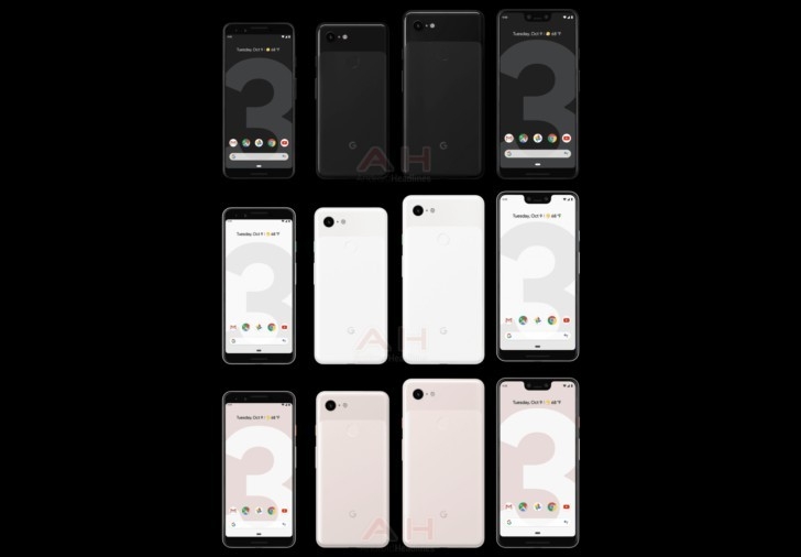 Thiết kế Google Pixel 3
