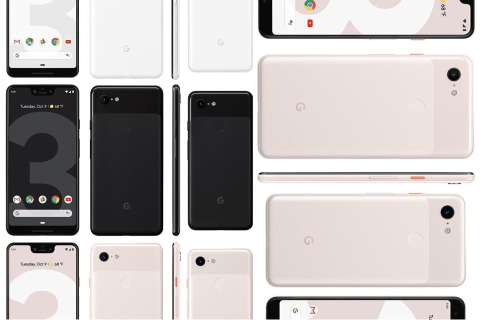 So sánh kích thước Google Pixel 3 và Pixel 3 XL với các đối thủ (ảnh 2)