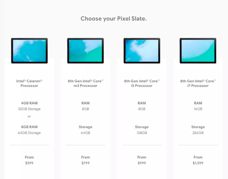 Google Pixel Slate ra mắt (ảnh 1)