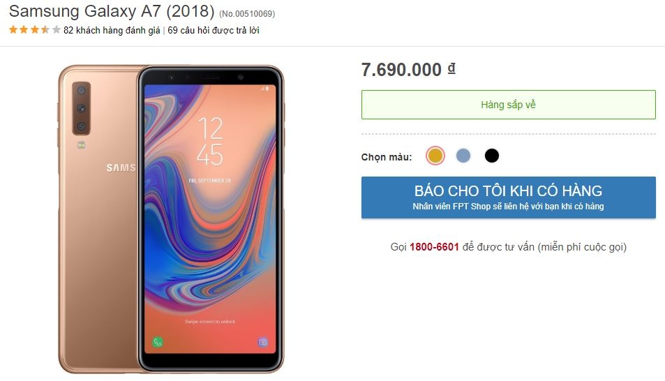 Galaxy A7 2018