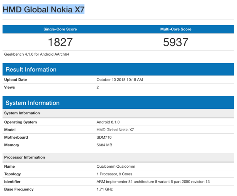 Nokia X7 Nokia X7