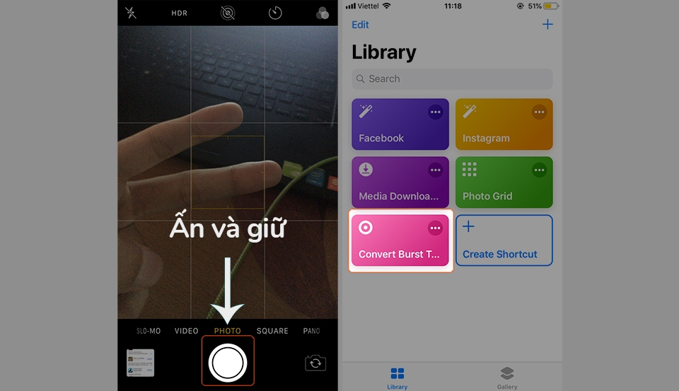 Tạo ảnh động GIF trên iPhone cực kì đơn giản với Siri Shortcuts (Ảnh 4) Tạo ảnh động GIF trên iPhone cực kì đơn giản với Siri Shortcuts (Ảnh 4)