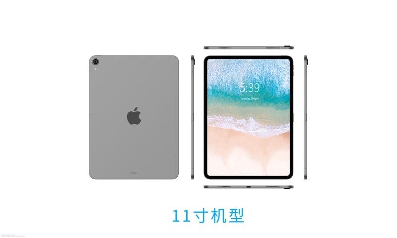 Rò rỉ kích thước của iPad Pro 2018 3 Rò rỉ kích thước của iPad Pro 2018 3