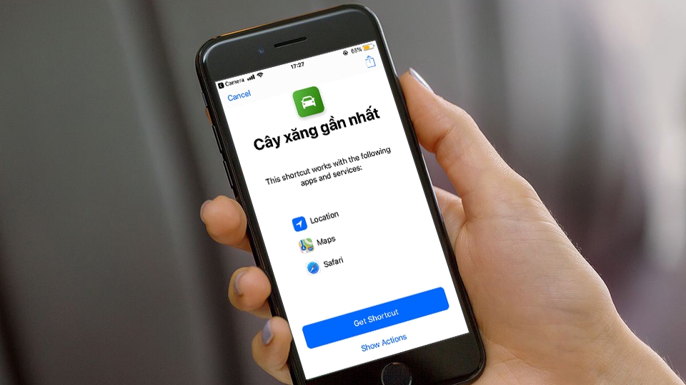 Tìm cây xăng gần bạn nhất trên iPhone bằng Siri Shortcuts (Ảnh 1) Tìm cây xăng gần bạn nhất trên iPhone bằng Siri Shortcuts (Ảnh 1)