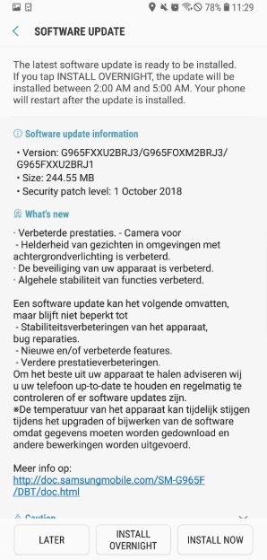 Galaxy S9 và S9 Plus nhận bản cập nhật giúp selfie đẹp hơn vào ban đêm Galaxy S9 và S9 Plus nhận bản cập nhật giúp selfie đẹp hơn vào ban đêm
