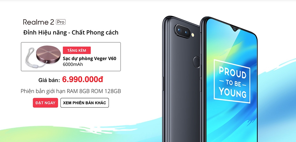 Đặt hàng Realme 2 Pro