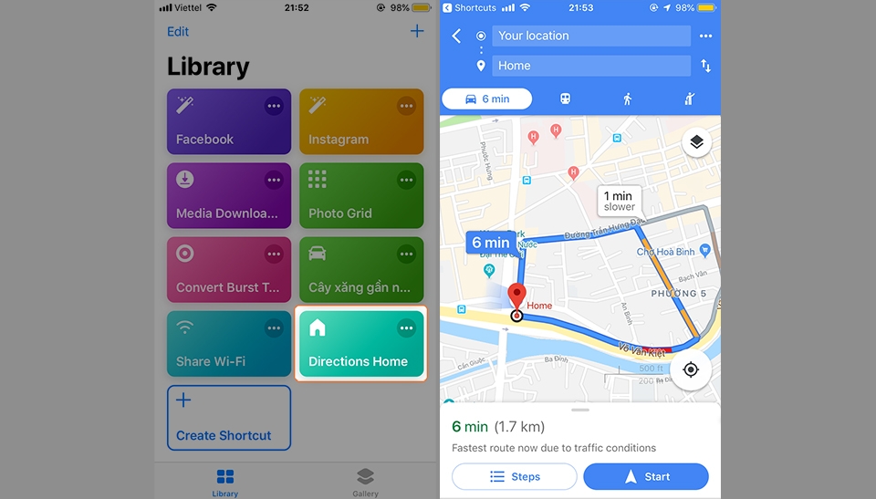 Tìm đường về nhà nhanh chóng chỉ bằng một cú chạm trên iPhone (Ảnh 5)