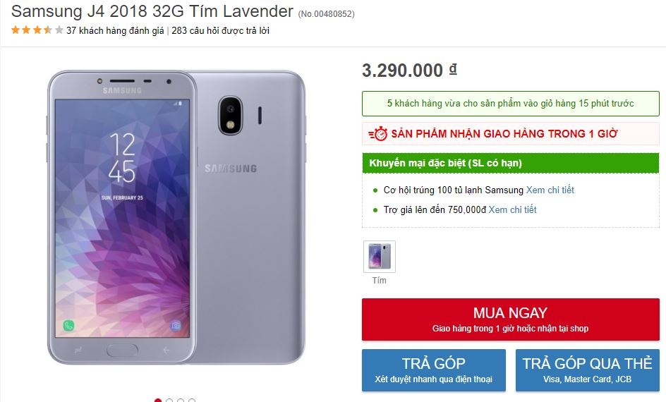 Có dưới 5 triệu, nên mua máy Samsung nào?