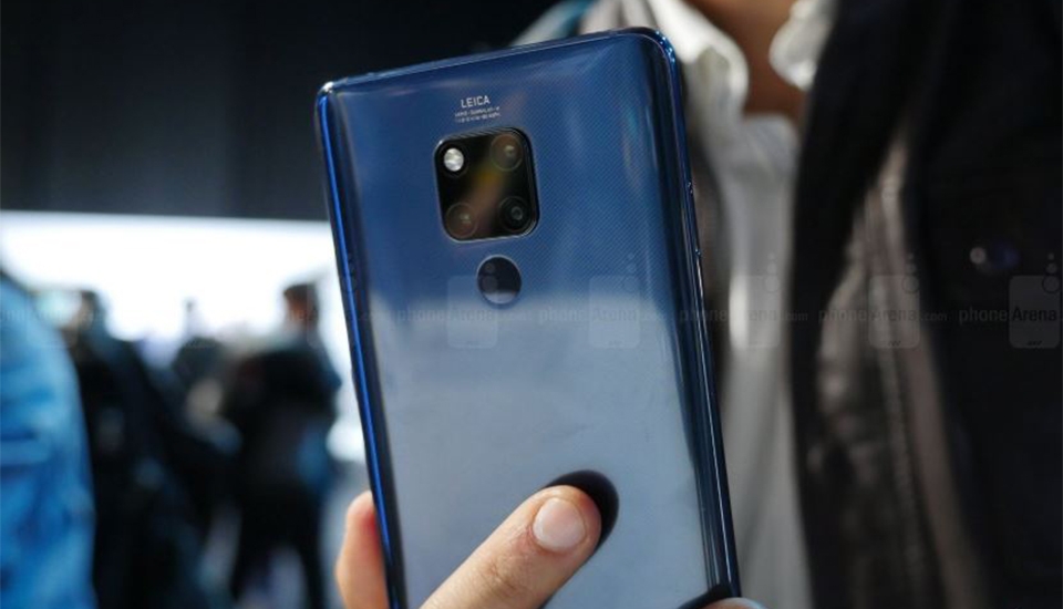 cảm biến vân tay trên Huawei Mate 20 X