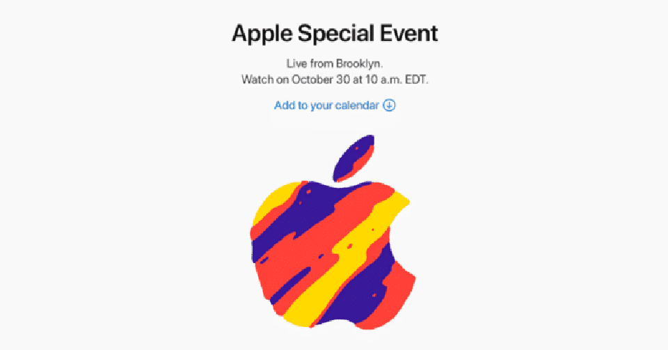 Apple sẽ tổ chức sự kiện mới vào ngày 30/10