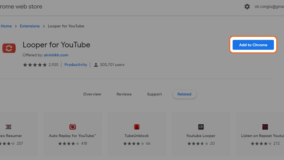 Thủ thuật tự động phát lại video nhiều lần trên YouTube (Ảnh 3)