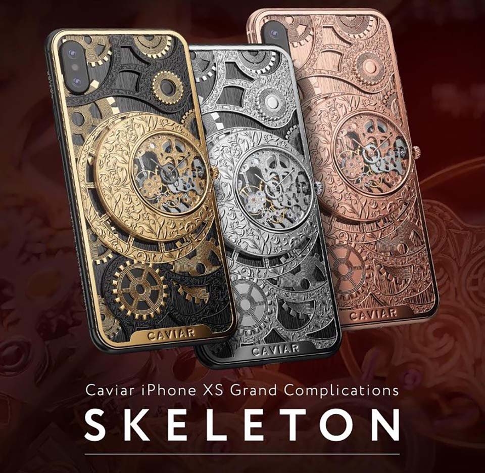iPhone XS được tích hợp đồng hồ skeleton (ảnh 1)