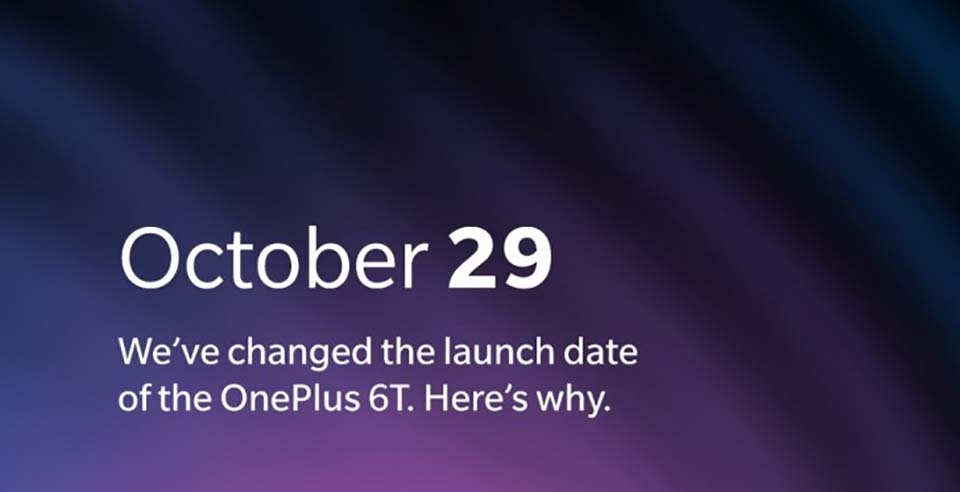 OnePlus 6T dời ngày ra mắt