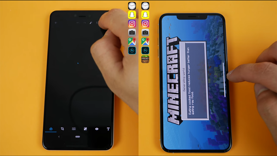 So sánh tốc độ iPhone XS và Pixel 3 XL (ảnh 1)
