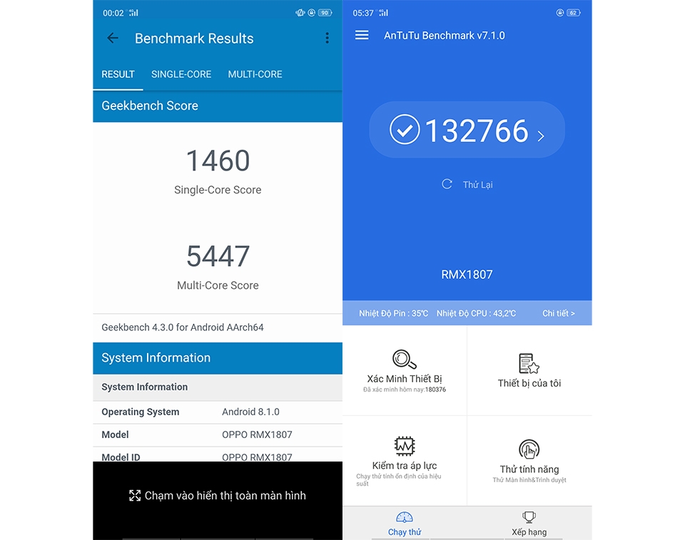 Hiệu năng Realme 2 Pro 02 Hiệu năng Realme 2 Pro 02