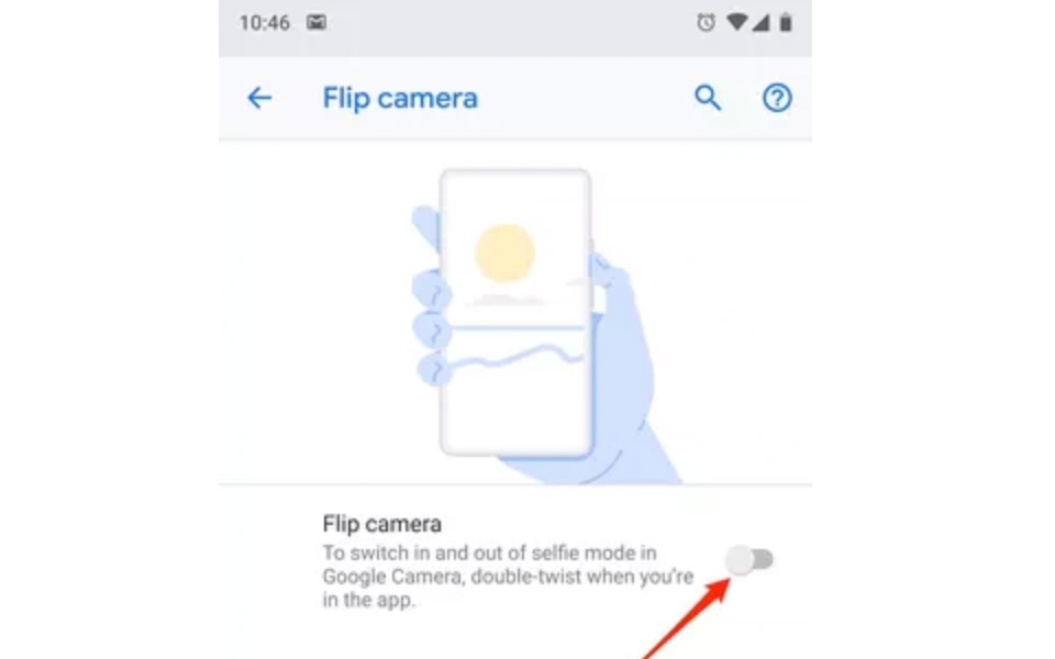 truy cập nhanh Google Pixel 3