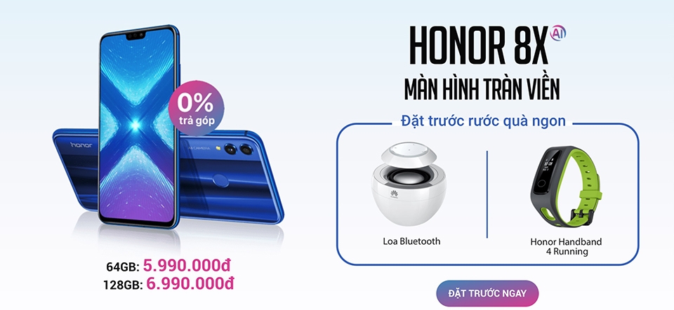Đặt hàng Honor 8X 01