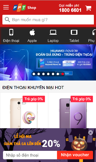 Giảm giá lễ hội ma