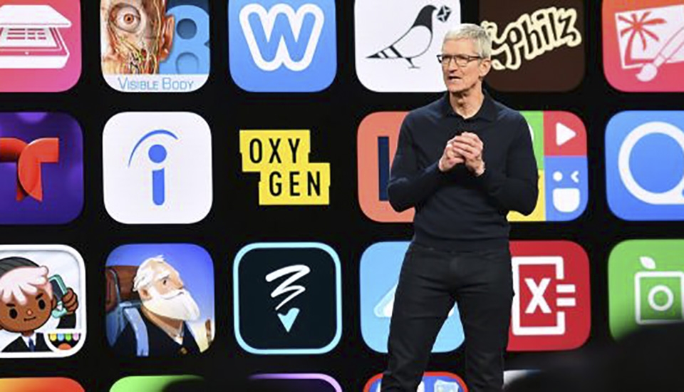 Doanh thu dịch vụ phần mềm Apple