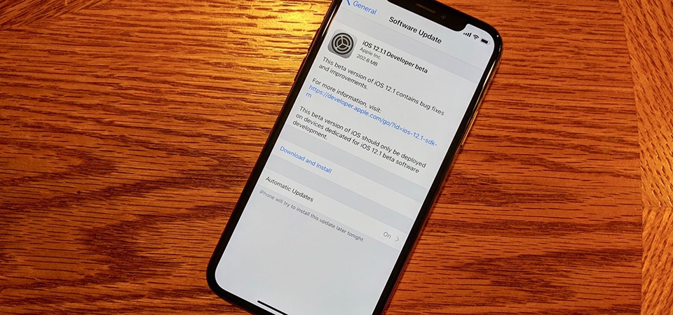 Apple phát hành iOS 12.1.1 beta 1 Apple phát hành iOS 12.1.1 beta 1