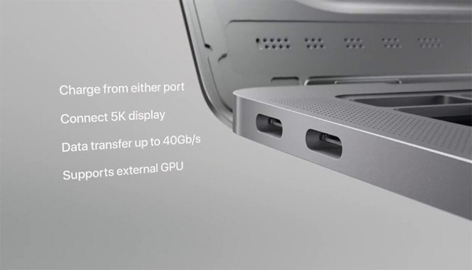 Cổng kết nối USB-C Macbook Air 2018