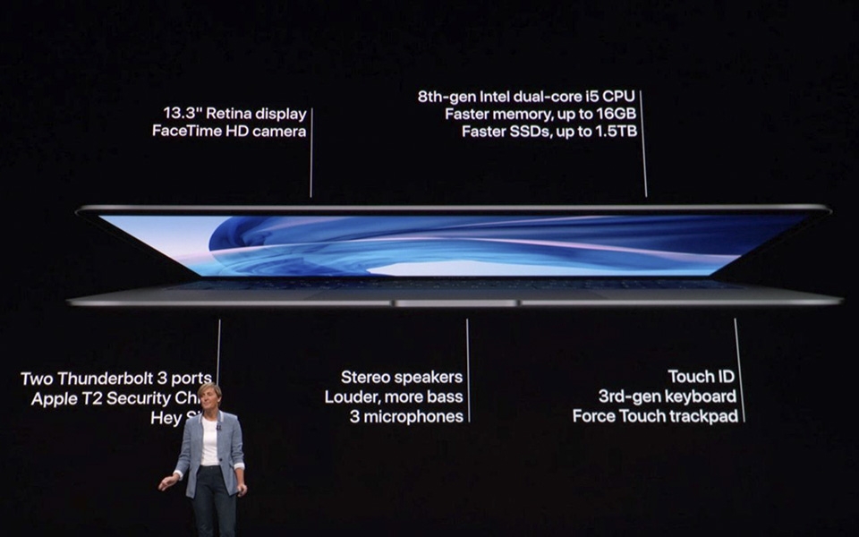 Hiệu năng Macbook Air 2018