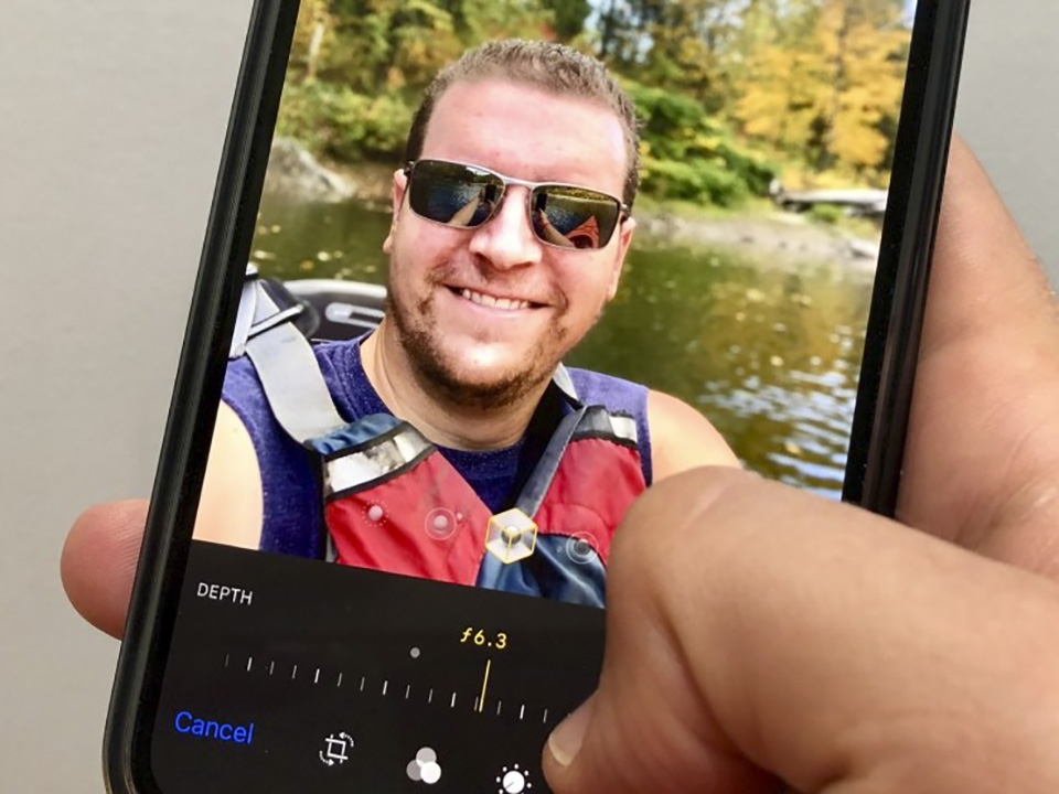 Kiểm soát độ sâu trường ảnh trên iOS 12.1