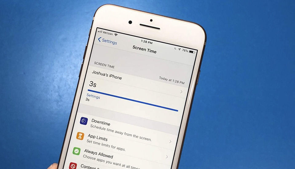screen Time ios 12