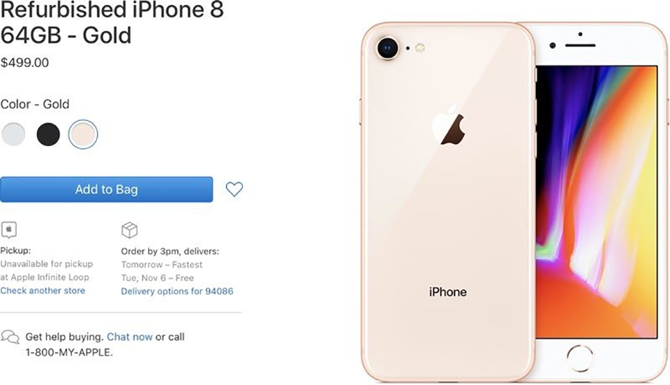 iPhone 8 hàng tân trang