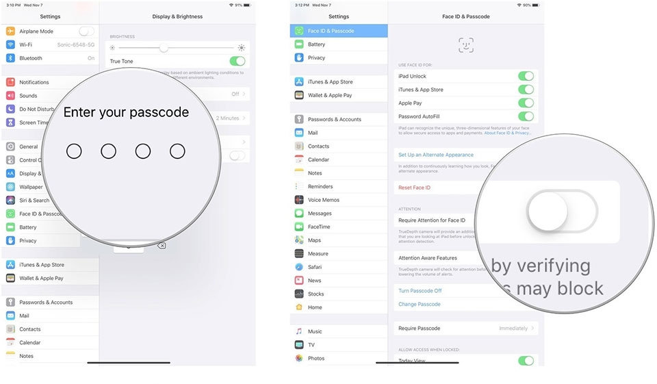 Cách tăng cường bảo mật cho Face ID trên iPad Pro 2018 Cách tăng cường bảo mật cho Face ID trên iPad Pro 2018