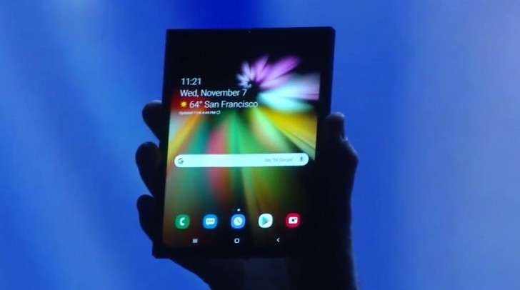 smartphone màn hình gập của Samsung